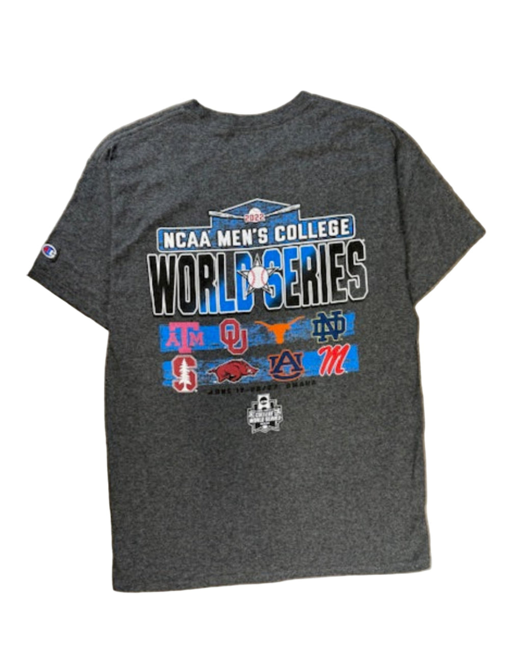 2022 MEN`S COLLEGE WORLD SERIES T-SHIRT